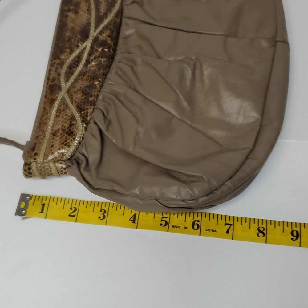 Vintage Hala Leather Clutch Shoulder Bag - Picture 4 of 8